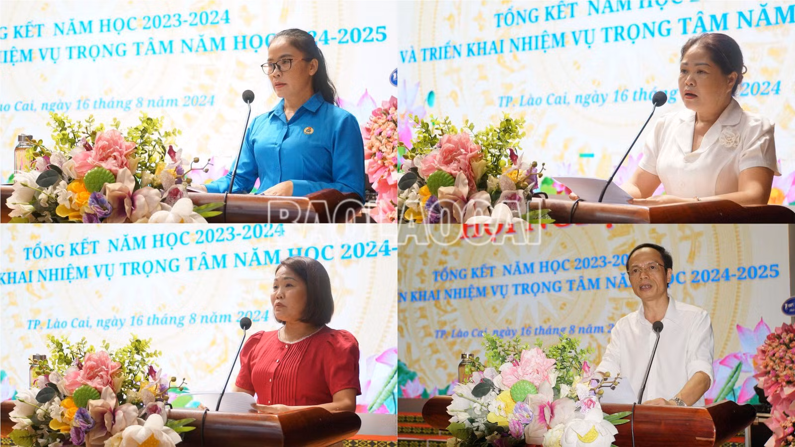 Các đại biểu trình bày, phát biểu tham luận tại hội nghị.