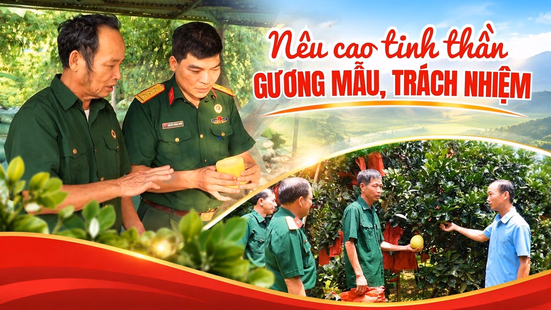 Nêu cao tinh thần gương mẫu, trách nhiệm