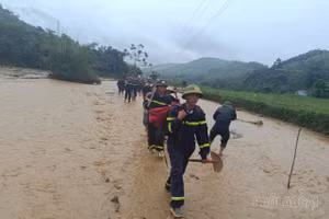 Công tác khắc phục hậu quả, tìm kiếm cứu nạn tại Làng Nủ 