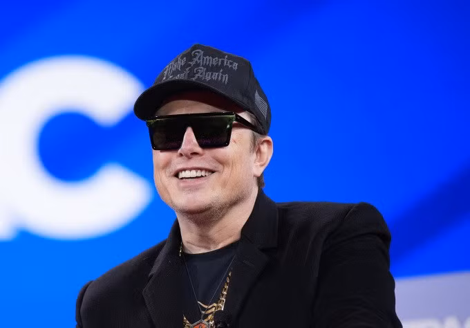 Tỷ phú Elon Musk tại Hội nghị Hành động Chính trị Bảo thủ ở thủ đô Washington, Mỹ ngày 20/2. Ảnh: AFP