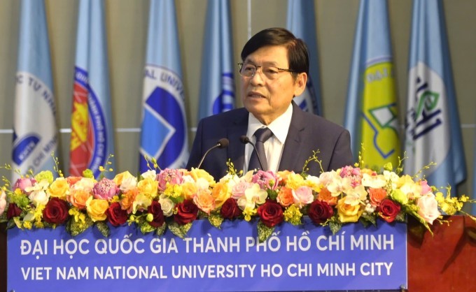 Ông Phạm Phú Ngọc Trai phát biểu tại tọa đàm, chiều 22/2. Ảnh: VNUHCM Ông Phạm Phú Ngọc Trai phát biểu tại tọa đàm, chiều 22/2. Ảnh: VNUHCM