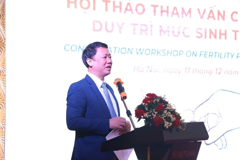Ông Lê Thanh Dũng, Cục trưởng Cục Dân số cho biết, trong 3 năm liên tiếp, mức sinh trên toàn quốc giảm dưới mức sinh thay thế (2,1 con/phụ nữ).