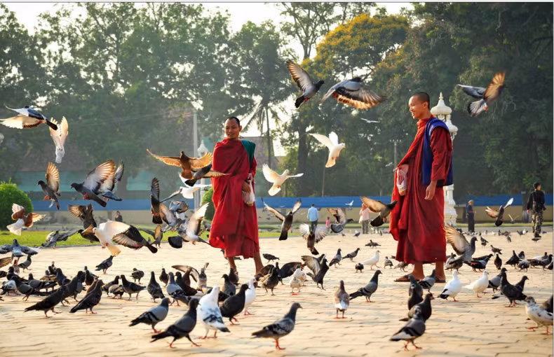 Tác phẩm "Thanh bình" của nhiếp ảnh gia Nguyễn Văn Thương - một trong những bức ảnh được trưng bày tại Triển lãm ảnh “Đất nước, con người ASEAN”.
