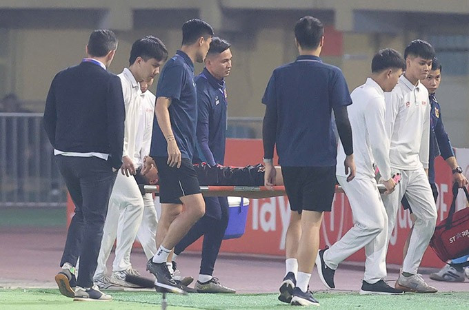 Th&aacute;i Sơn đứt d&acirc;y chằng đầu gối, chia tay V.League 2025/26 | B&aacute;o L&agrave;o Cai  điện tử