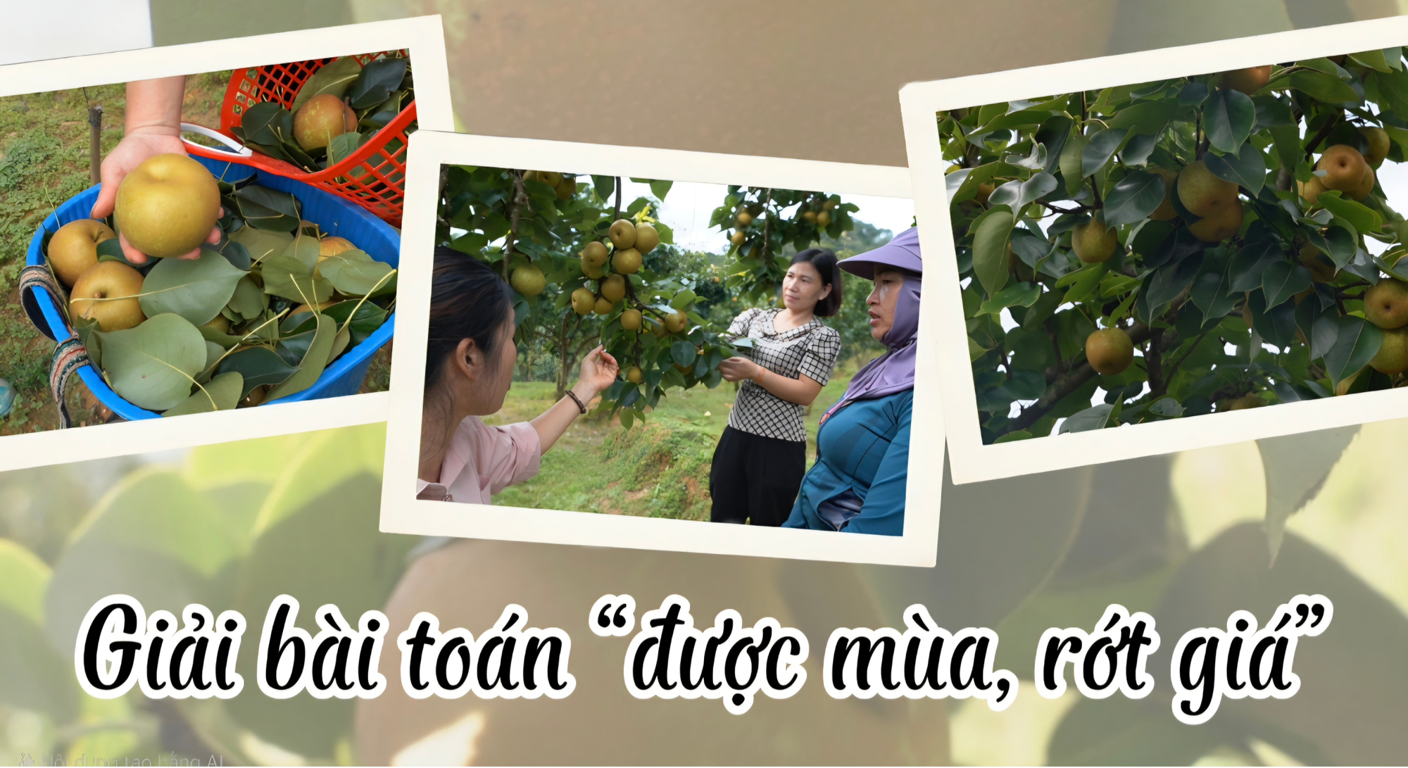 Giải bài toán “được mùa, rớt giá”