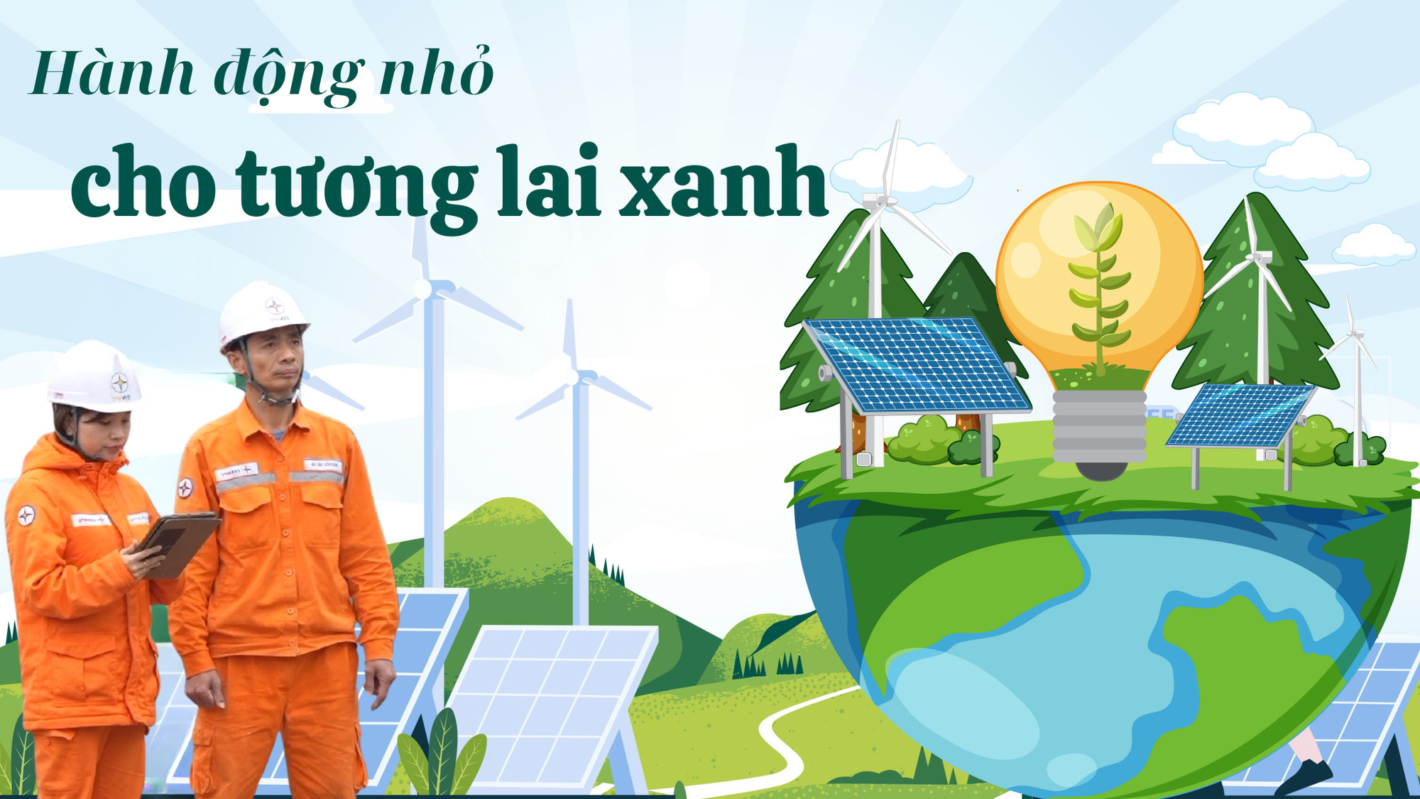 Hưởng ứng Ngày Thế giới tiết kiệm năng lượng. 