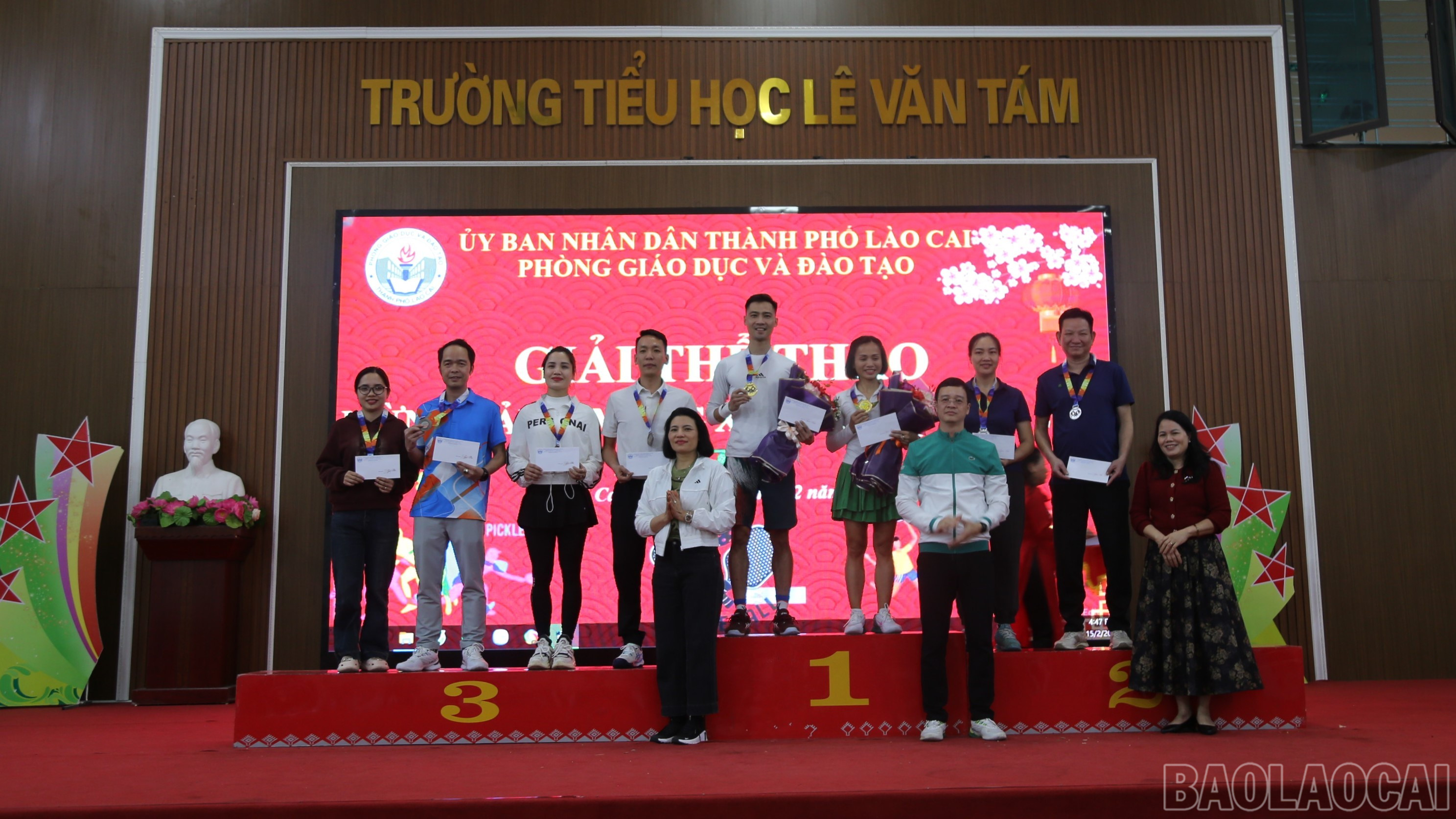 Hơn 200 vận động viên tham gia Giải Pickleball mừng Đảng, mừng Xuân Ất Tỵ 2025 ngành giáo dục thành phố Lào Cai ảnh 9 baolaocai-br_img-8155.jpg