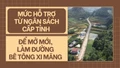 [Infographic] Mức hỗ trợ từ ngân sách cấp tỉnh để mở mới, làm đường bê tông xi măng