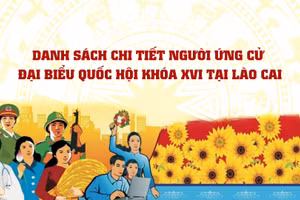 Danh sách 18 người ứng cử đại biểu Quốc hội khóa XVI tại Lào Cai