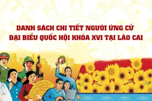 Danh sách 18 người ứng cử đại biểu Quốc hội khóa XVI tại Lào Cai