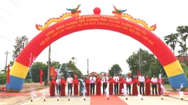 Khánh thành tuyến đường nối tỉnh lộ 163 với cao tốc Nội Bài - Lào Cai