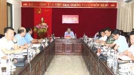 Phó Chủ tịch UBND tỉnh Ngô Hạnh Phúc yêu cầu giải quyết dứt điểm các vướng mắc của Dự án 500kV Lào Cai - Vĩnh Yên