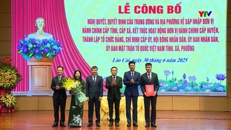 Công bố các Nghị quyết, Quyết định của Trung ương và tỉnh Lào Cai về sáp nhập đơn vị hành chính các cấp