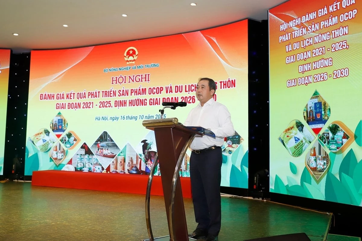 Quyền Bộ trưởng Trần Đức Thắng phát biểu tại Hội nghị.