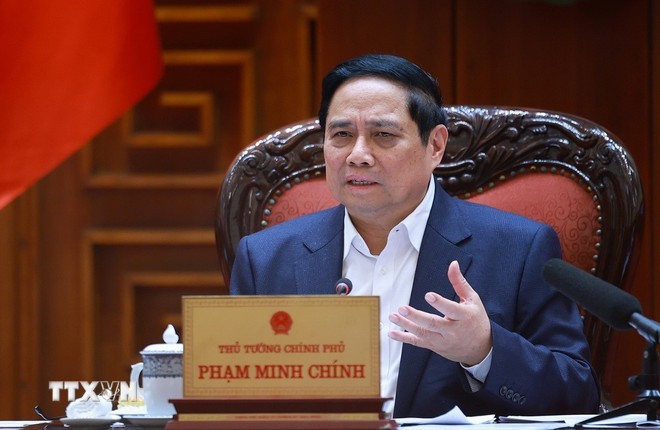 Thủ tướng Phạm Minh Chính chủ trì họp Thường trực Chính phủ về công tác chuẩn bị tổ chức Lễ khởi công, khánh thành, thông xe kỹ thuật các công trình, dự án trọng điểm.