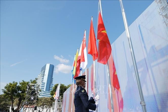 Lễ thượng cờ đoàn thể thao Việt Nam tại SEA Games 33.