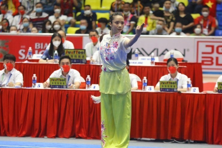 Lịch thi đấu SEA Games 33 hôm nay, Thuý Vi hứa hẹn mang vàng cho wushu Việt Nam.