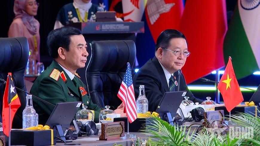 Đại tướng Phan Văn Giang tham dự Hội nghị Bộ trưởng Quốc phòng ASEAN mở rộng (ADMM+) lần thứ 12.