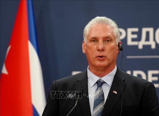 Chủ tịch Cuba Miguel Díaz-Canel.