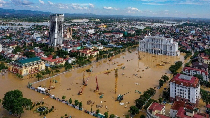 Khu vực trung tâm của tỉnh Thái Nguyên ngập sâu trong nước lũ. thai-nguye-3850.jpg