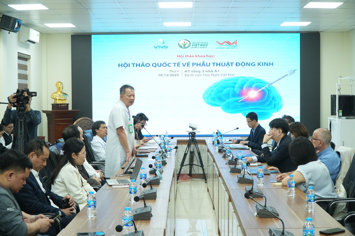 Delegados presentes no workshop de 10 de dezembro. Các đại biểu tham dự hội thảo ngày 10/12.