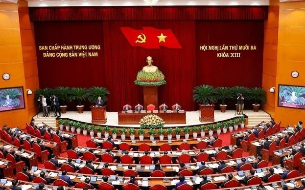 Phiên khai mạc Hội nghị lần thứ mười ba, Ban Chấp hành Trung ương Đảng khóa XIII. 1.jpg