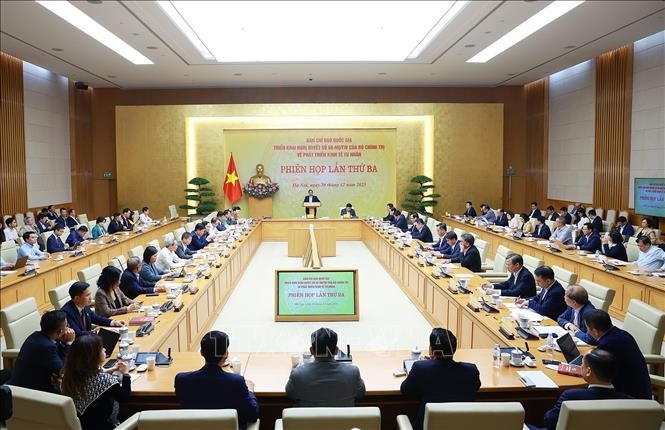 Phiên họp lần thứ ba của Ban Chỉ đạo phát triển kinh tế tư nhân.