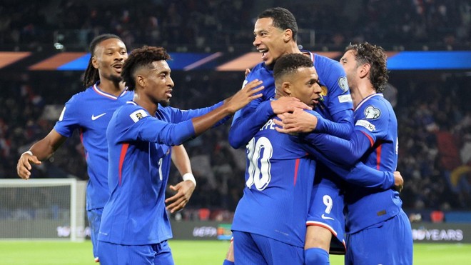 Pháp đã rất gần tấm vé dự vòng chung kết World Cup 2026. Pháp đã rất gần tấm vé dự vòng chung kết World Cup 2026.