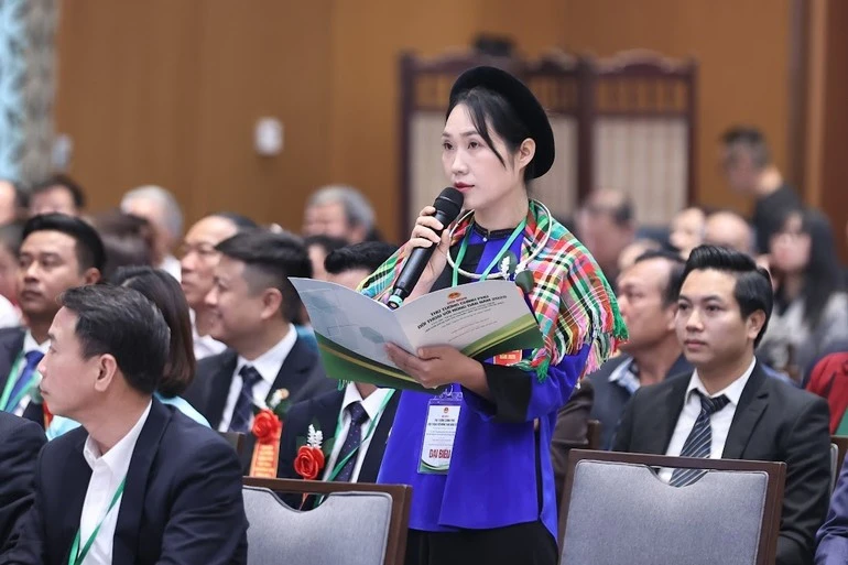 Bà Vương Thị Thương, Giám đốc Hợp tác xã Nông sản Toàn Thương (Lạng Sơn).