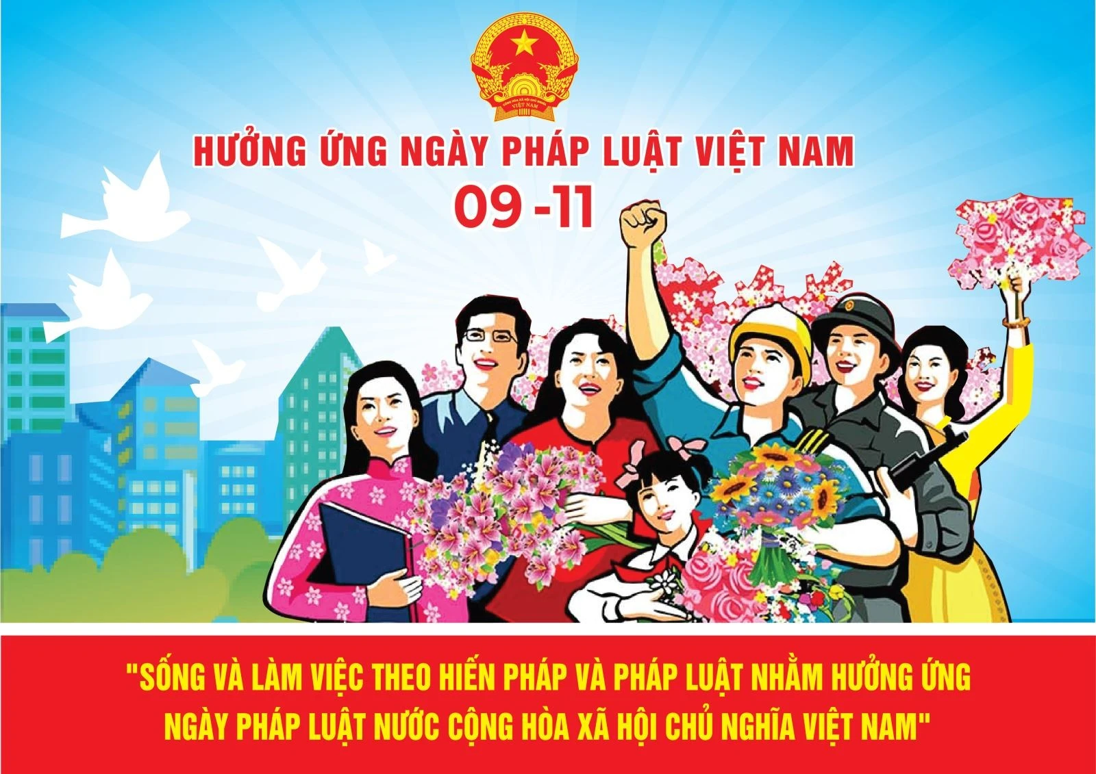Lễ hưởng ứng Ngày pháp luật Việt Nam năm 2025 được tổ chức vào chiều 7/11.