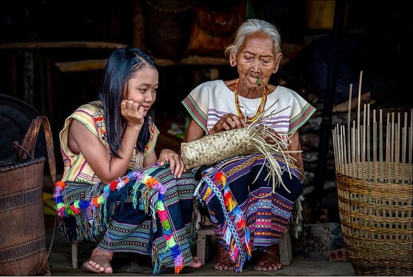 Bức ảnh "Dân tộc Mạ" của tác giả Phí Thị Thu Hà.