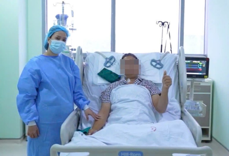 Bệnh nhân bình phục sức khỏe sau ghép.