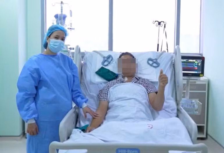 Bệnh nhân bình phục sức khỏe sau ghép.