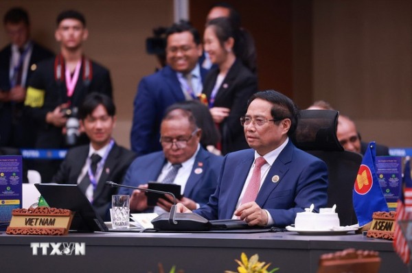 Thủ tướng Phạm Minh Chính phát biểu tại Hội nghị Cấp cao ASEAN - Australia lần thứ 5. Thủ tướng Phạm Minh Chính phát biểu tại Hội nghị Cấp cao ASEAN - Australia lần thứ 5.