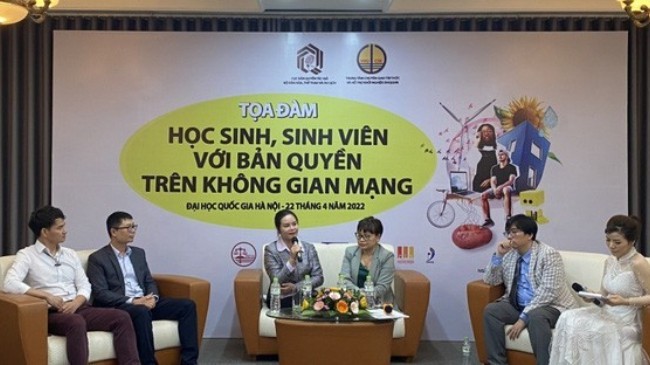 Một tọa đàm nhằm nâng cao nhận thức về bản quyền trên không gian mạng dành cho sinh viên.