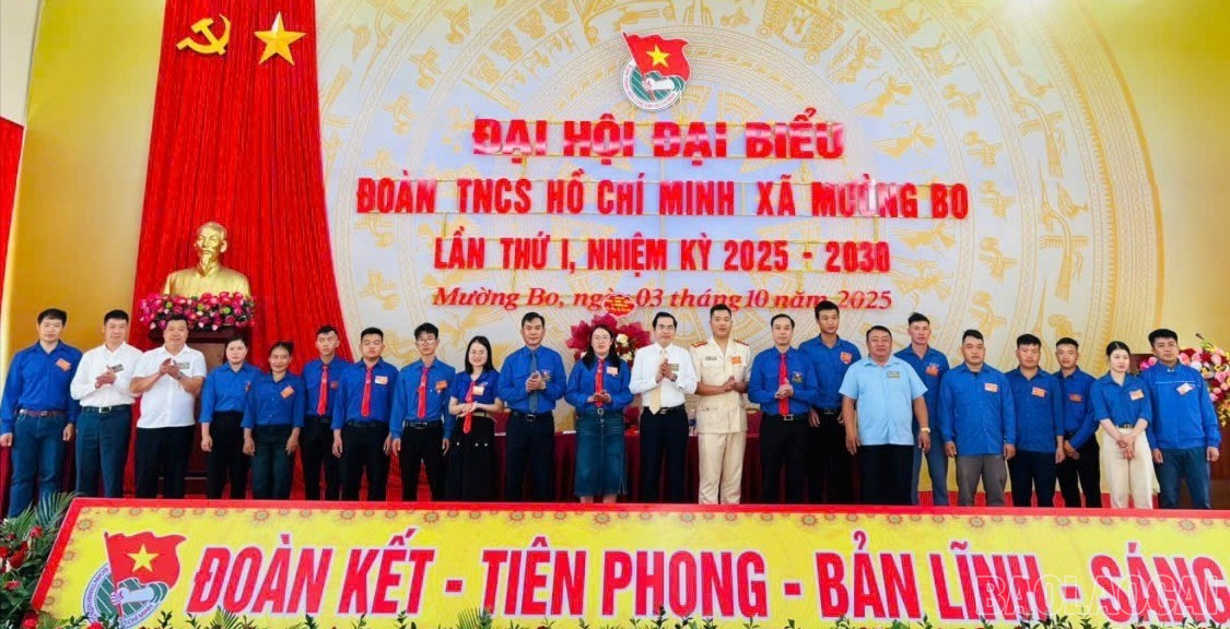 Ban Chấp hành Đoàn xã Mường Bo khóa I, nhiệm kỳ 2025 - 2030 ra mắt Đại hội. baolaocai-br_z7078874031484-6f5389290a69d9101cb407ebc73edb9b-9716.jpg