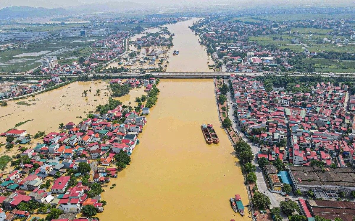 Lũ lụt tại Thái Nguyên sau hoàn lưu bão số 11. lu.jpg