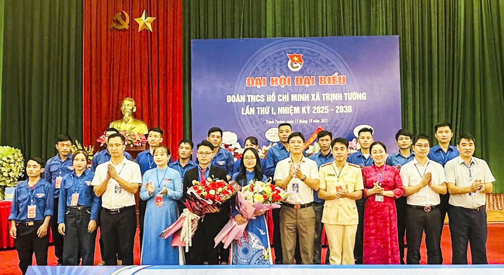 Ban Chấp hành Đoàn xã Trịnh Tường nhiệm kỳ 2025 - 2030 ra mắt đại hội. ra-mat-ban-chap-hanh-doan-xa-khoa-moi.jpg