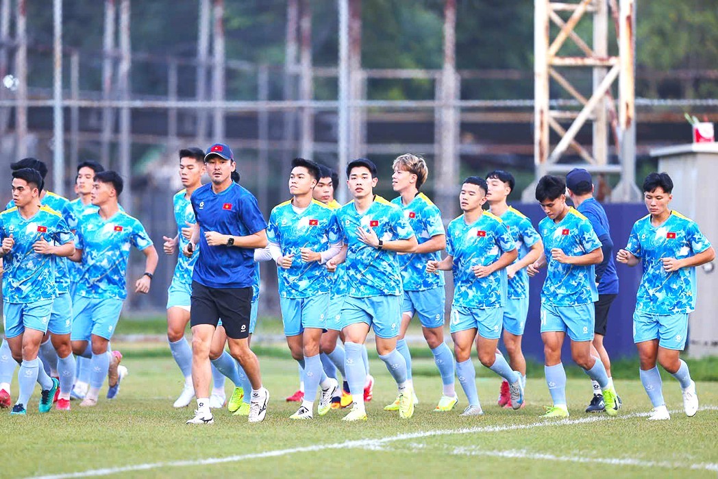 Đội tuyển U22 Việt Nam đang giữ vững quyết tâm và tinh thần hướng tới mục tiêu cao nhất.