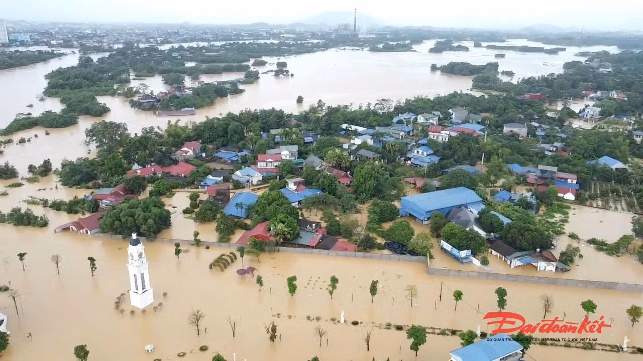 Tỉnh Thái Nguyên thiệt hại trên 12.600 tỷ đồng do bão Matmo.