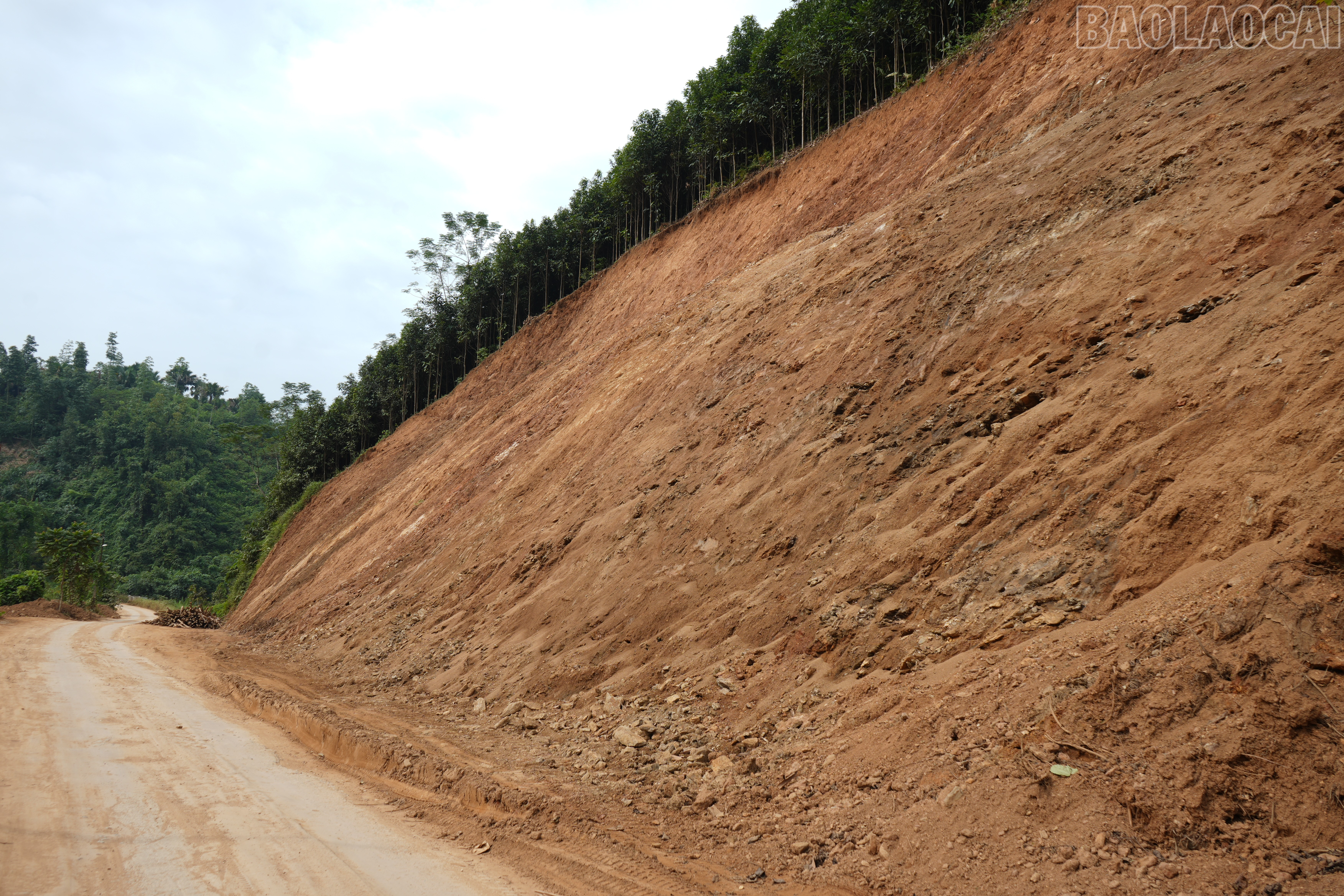 Người dân Trấn Yên hiến đất mở rộng đường giao thông. baolaocai-tr_hang-nghin-m2-dat-duoc-nguoi-dan-hien-de-mo-rong-duong-giao-thong.jpg