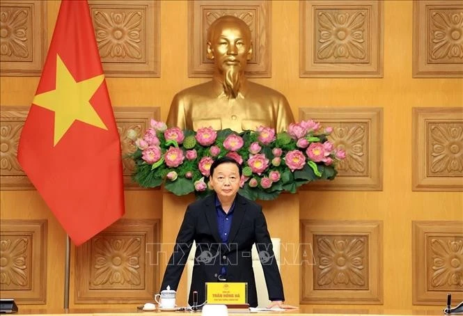 Phó Thủ tướng Trần Hồng Hà phát biểu chỉ đạo.