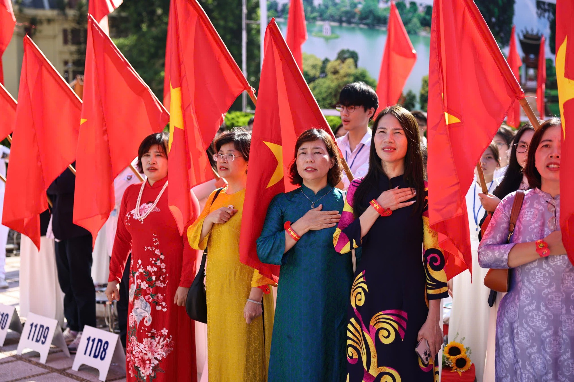 Giáo viên trong Lễ khai giảng năm học mới 2025 - 2026.