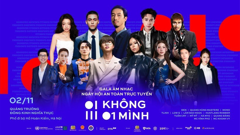 Gala âm nhạc “Không một mình” quy tụ nhiều nghệ sỹ được giới trẻ yêu thích. khong-mot-minh.jpg