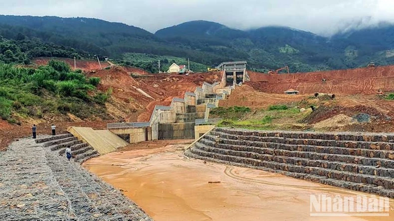 Hồ chứa nước Đông Thanh là dự án trọng điểm của huyện Lâm Hà.