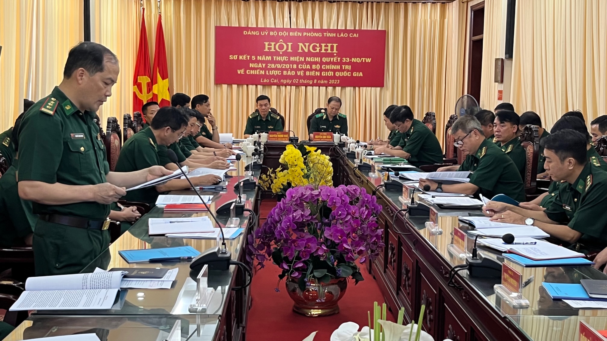 Quang cảnh hội nghị. Quang cảnh Hội nghị Sơ kết 5 năm thực hiện Nghị quyết số 33-NQTW.jpg