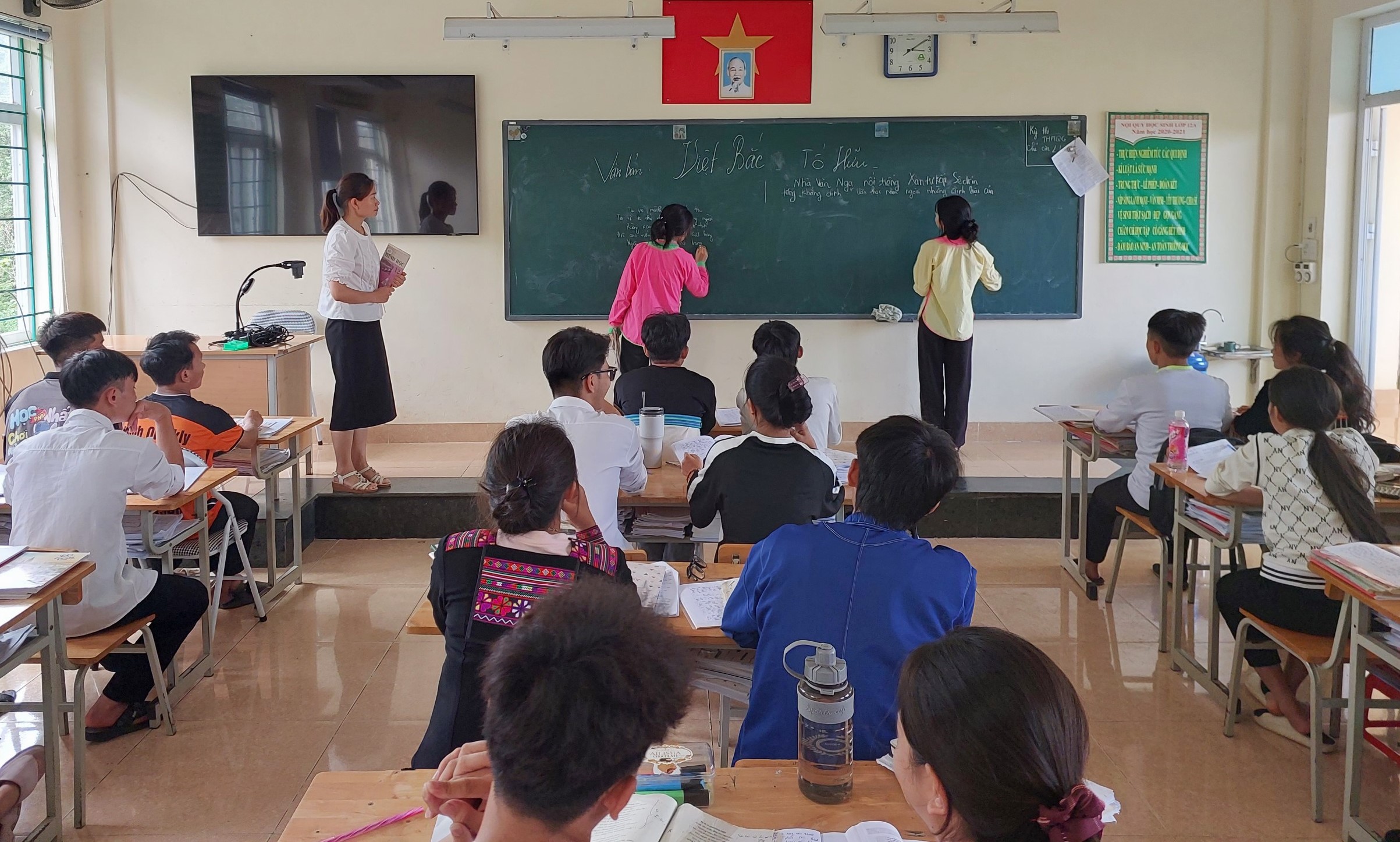 Công tác ôn luyện cho học sinh đang được các trường tập trung thực hiện. 3.jpg