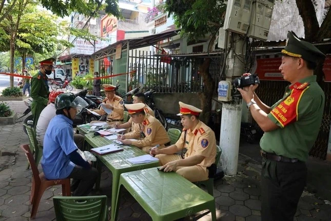 Xử lý vi phạm. Ảnh minh họa