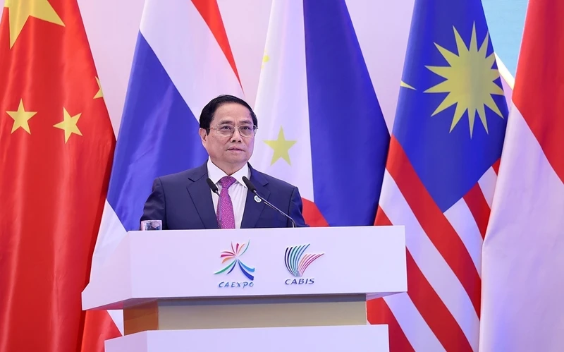 Thủ tướng Phạm Minh Chính phát biểu tại Lễ khai mạc Hội nghị.