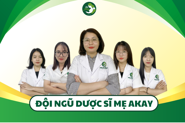 Đội ngũ dược sĩ chuyên môn của Mẹ Akay. mẹ bầu 3.png